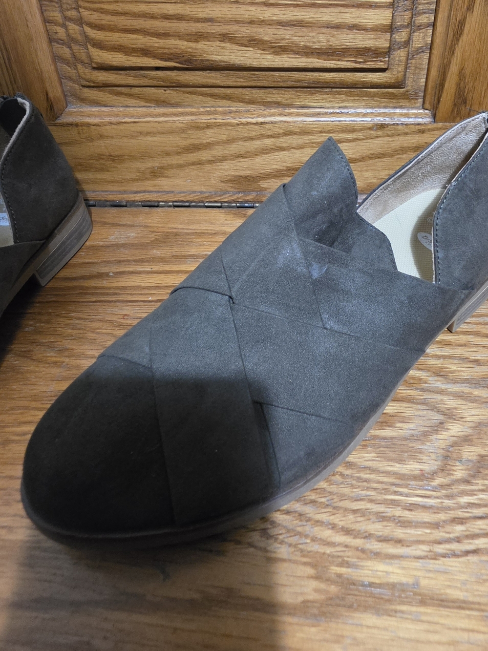 Dr. Scholl's Women's Woven Slip-On Loafer — Khaki